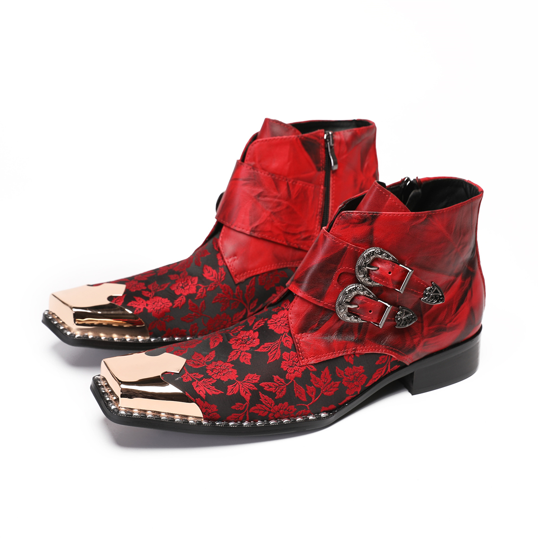 Botas Winter Red Floral Men Ev - Men'S Formal Style ulasan dan harga