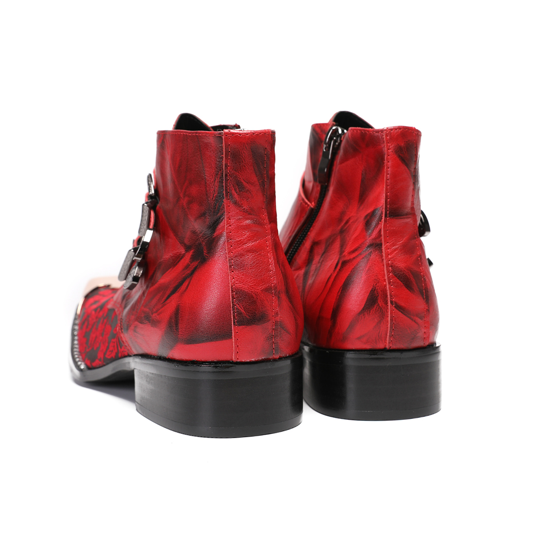 Botas Winter Red Floral Men Ev - Men'S Formal Style ulasan dan harga