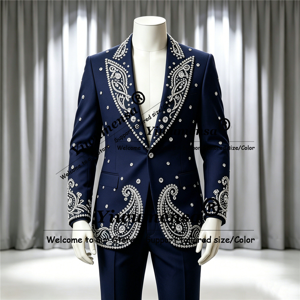 Sparkly Jewelry Stones Ornamen - Men'S Formal Wear Jewelry ulasan dan harga