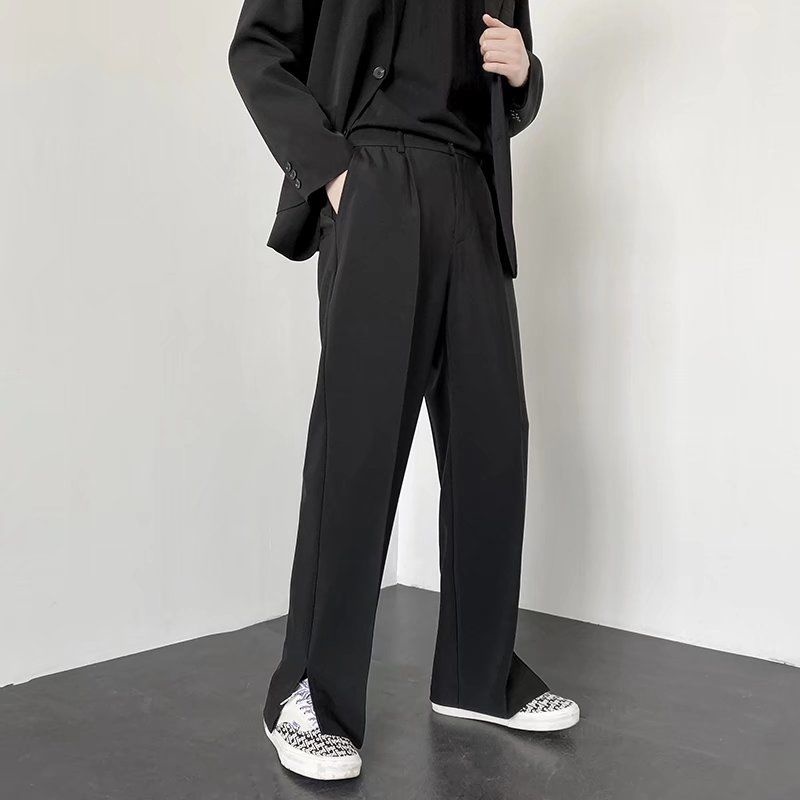 Grey Khaki Black Suit Pants Me - Korean Men Formal Wear ulasan dan harga