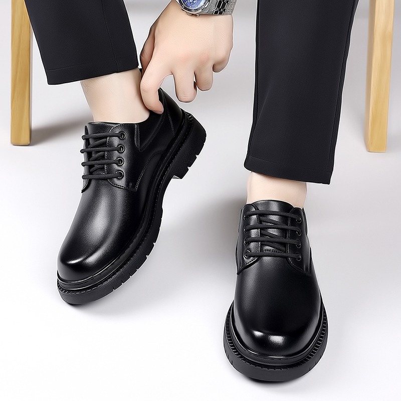Casual Comfort Men Leather Dre - Formal Men Daily Wear Footwear ulasan dan harga