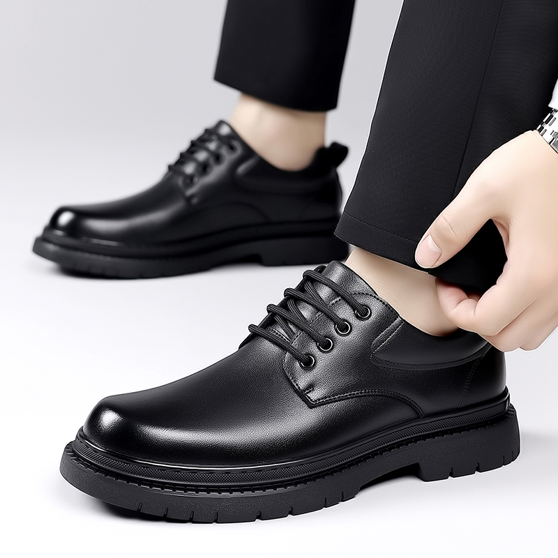 Casual Comfort Men Leather Dre - Formal Men Daily Wear Footwear ulasan dan harga