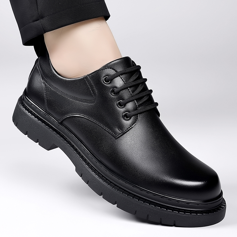 Casual Comfort Men Leather Dre - Formal Men Daily Wear Footwear ulasan dan harga