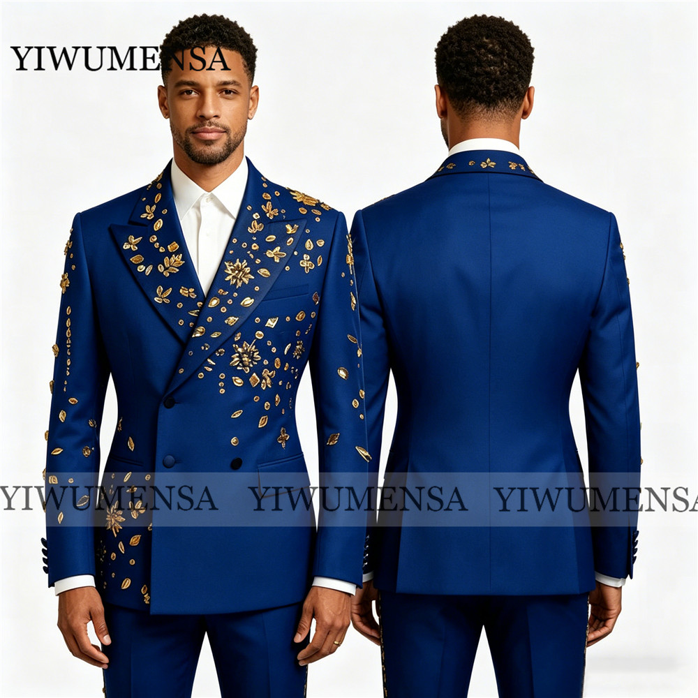 Brilliant Royal Blue Suits Men - Men'S Formal Wear Jewelry ulasan dan harga