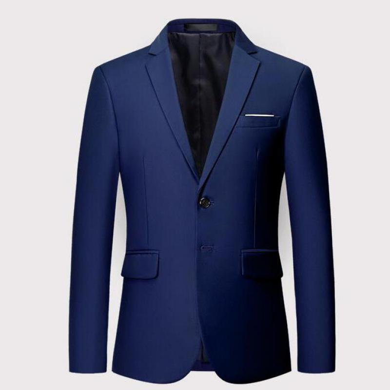 Men White Formal Jackets Two B - Korean Men Formal Wear ulasan dan harga