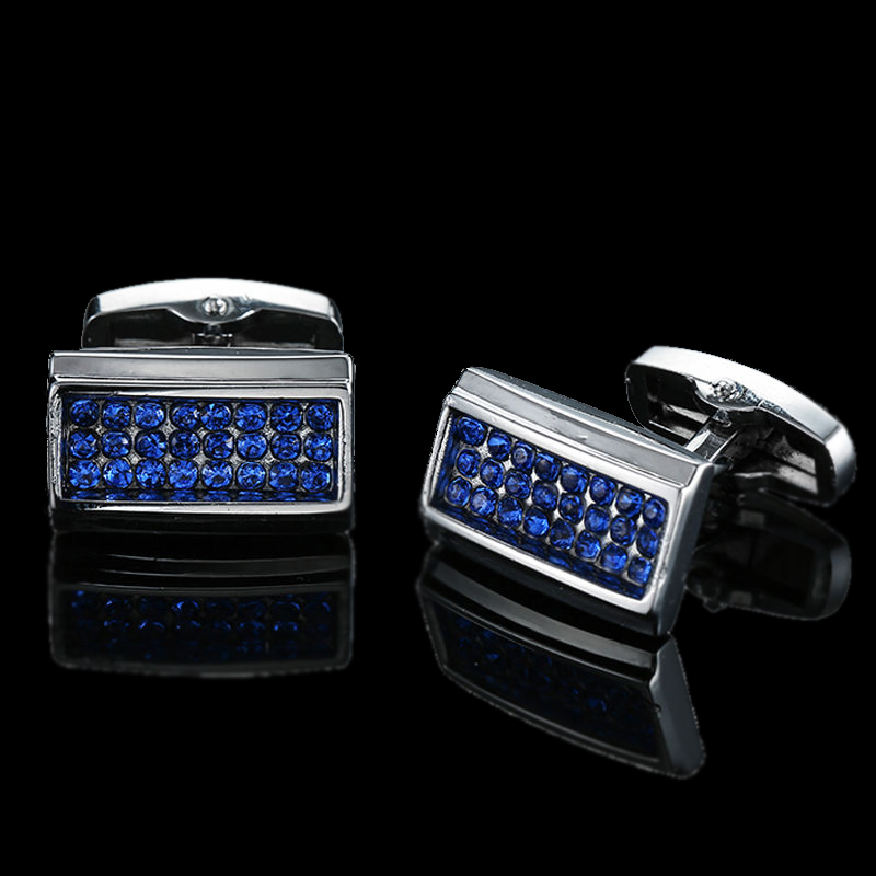 Men's Cufflinks Blue Butterfly - Dress Shirt French Cuff ulasan dan harga