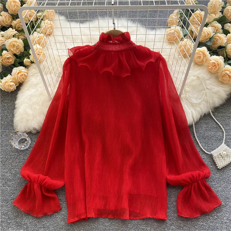 French Elegant Shirts Women De - Dress Shirt French Cuff ulasan dan harga