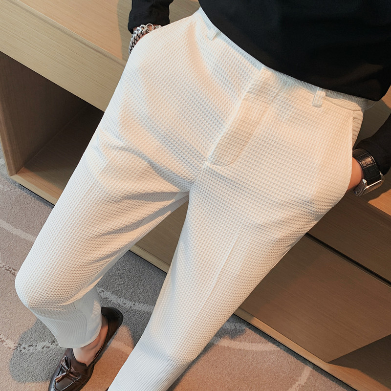 2024 Autumn New Waffle Stretch - Men'S Formal Style ulasan dan harga
