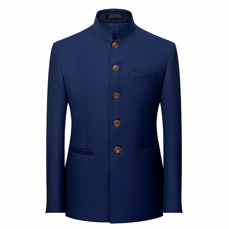 2026 Men's Chinese Style Long  - Korean Men Formal Wear ulasan dan harga