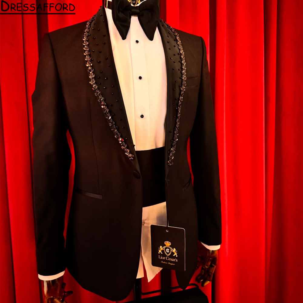 Luxury Groom Wedding Suits Cry - Men'S Formal Wear Jewelry ulasan dan harga