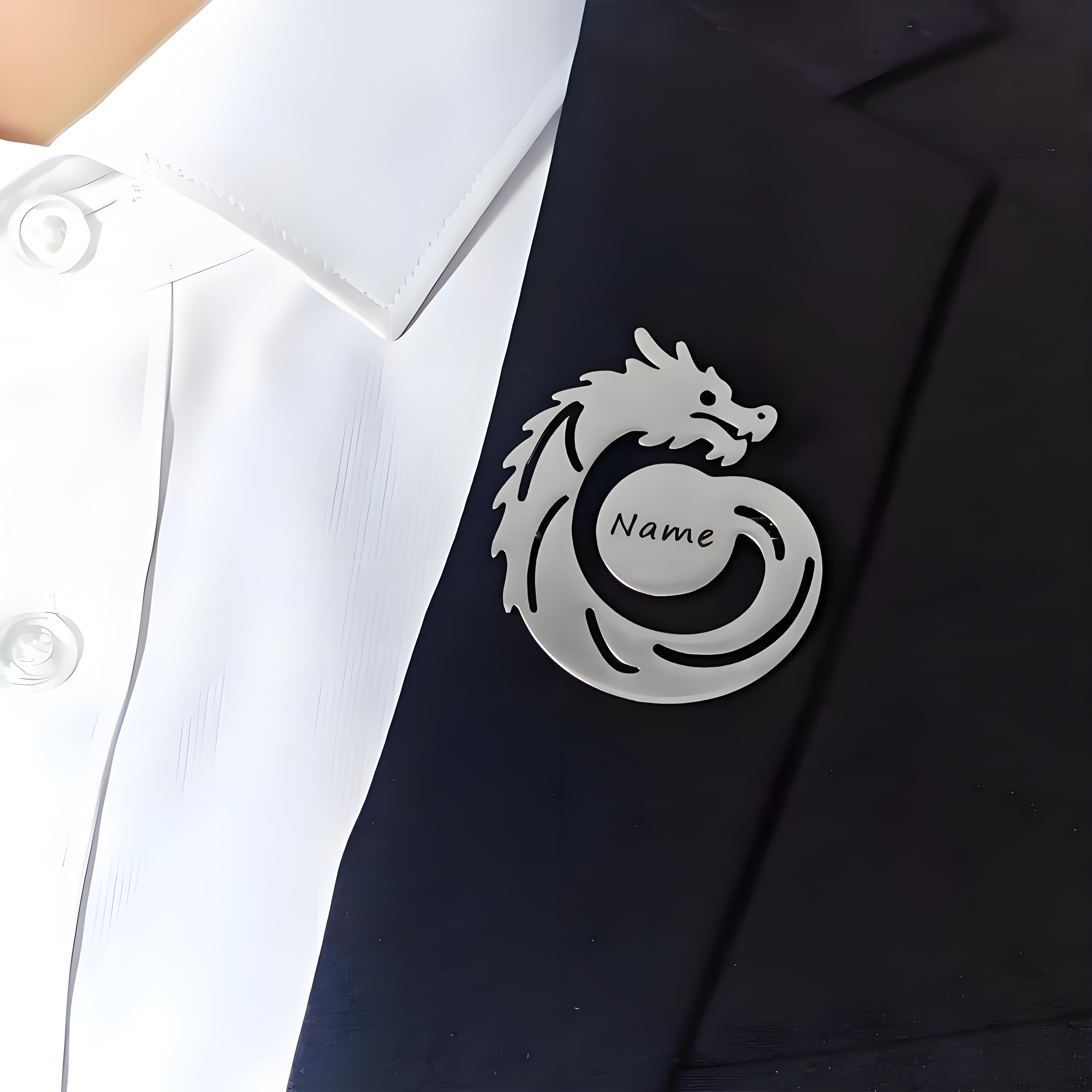 Custom Name Dragon Brooch, Per - Men'S Formal Wear Jewelry ulasan dan harga