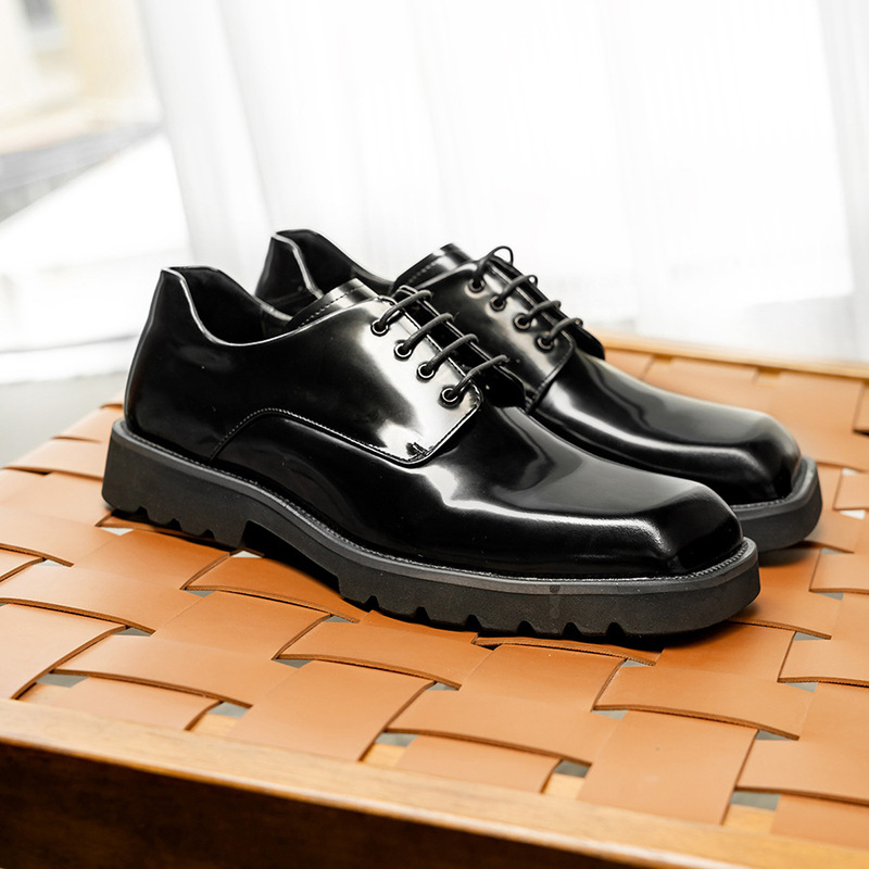 Elegant leather shoes for men, - Korean Men Formal Wear ulasan dan harga