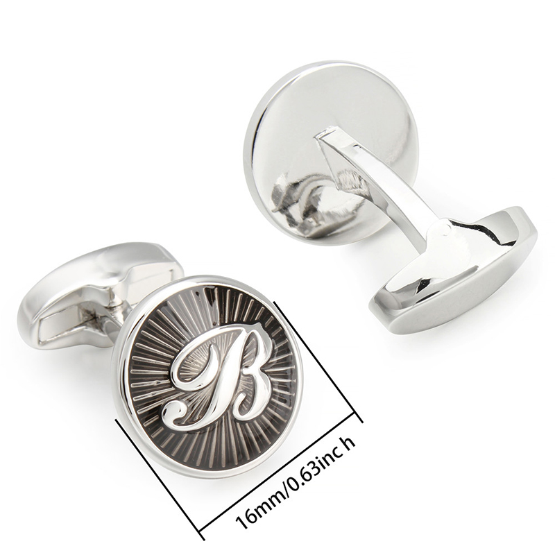 HAWSON (A-Z) Letter Cufflinks  - Dress Shirt French Cuff ulasan dan harga