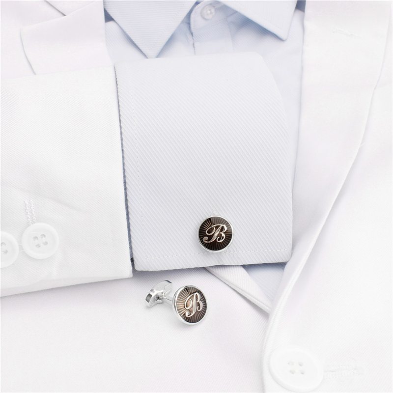 HAWSON (A-Z) Letter Cufflinks  - Dress Shirt French Cuff ulasan dan harga