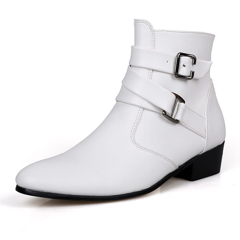 Luxury Men Boots Leather Chels - Men'S Formal Style ulasan dan harga