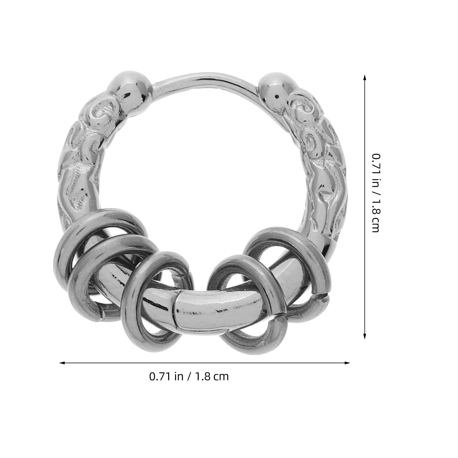 Thick Hoop Earrings for Women  - Men'S Formal Wear Jewelry ulasan dan harga