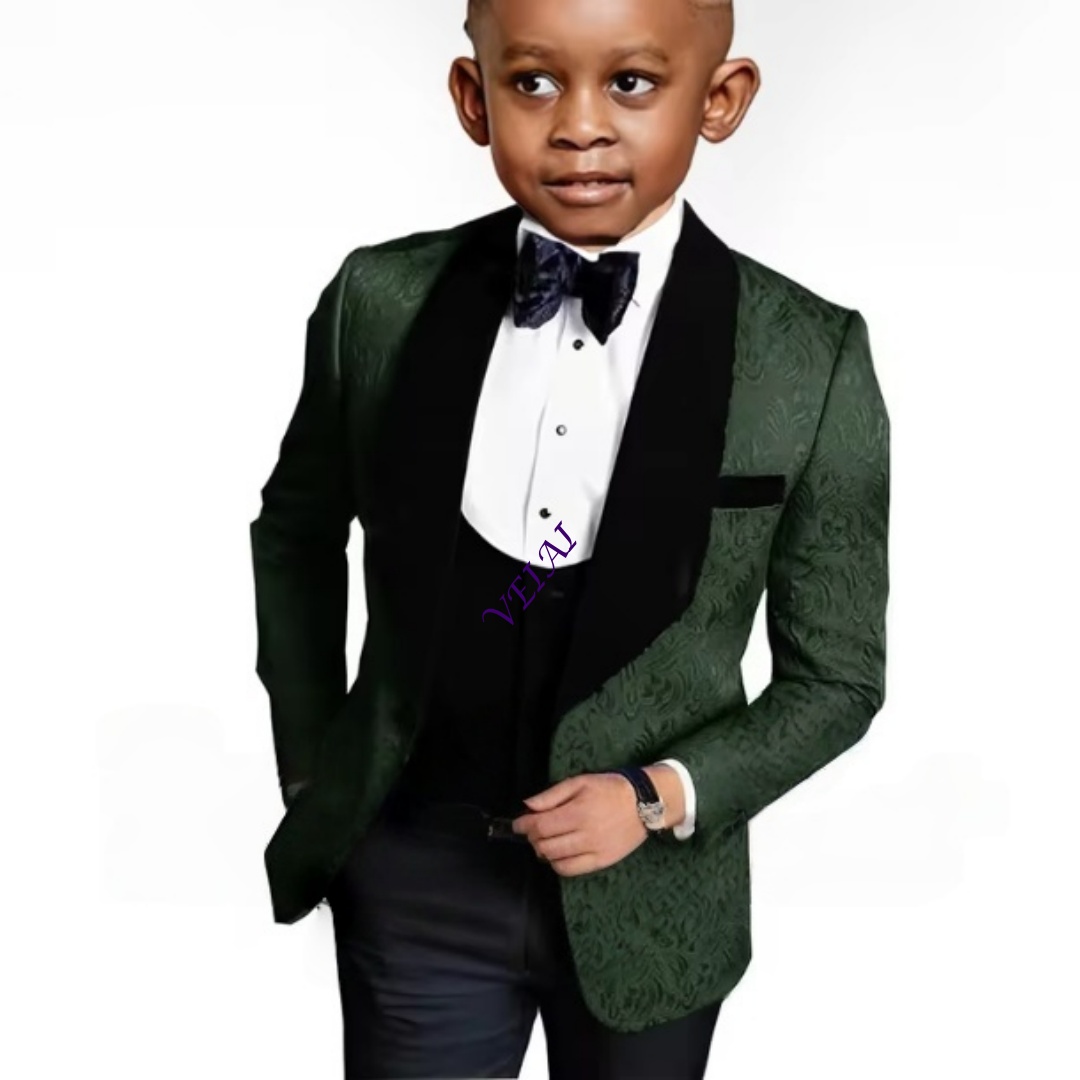 IFashion Floral Three-piece Bo - Formal Wear For Men Kids ulasan dan harga