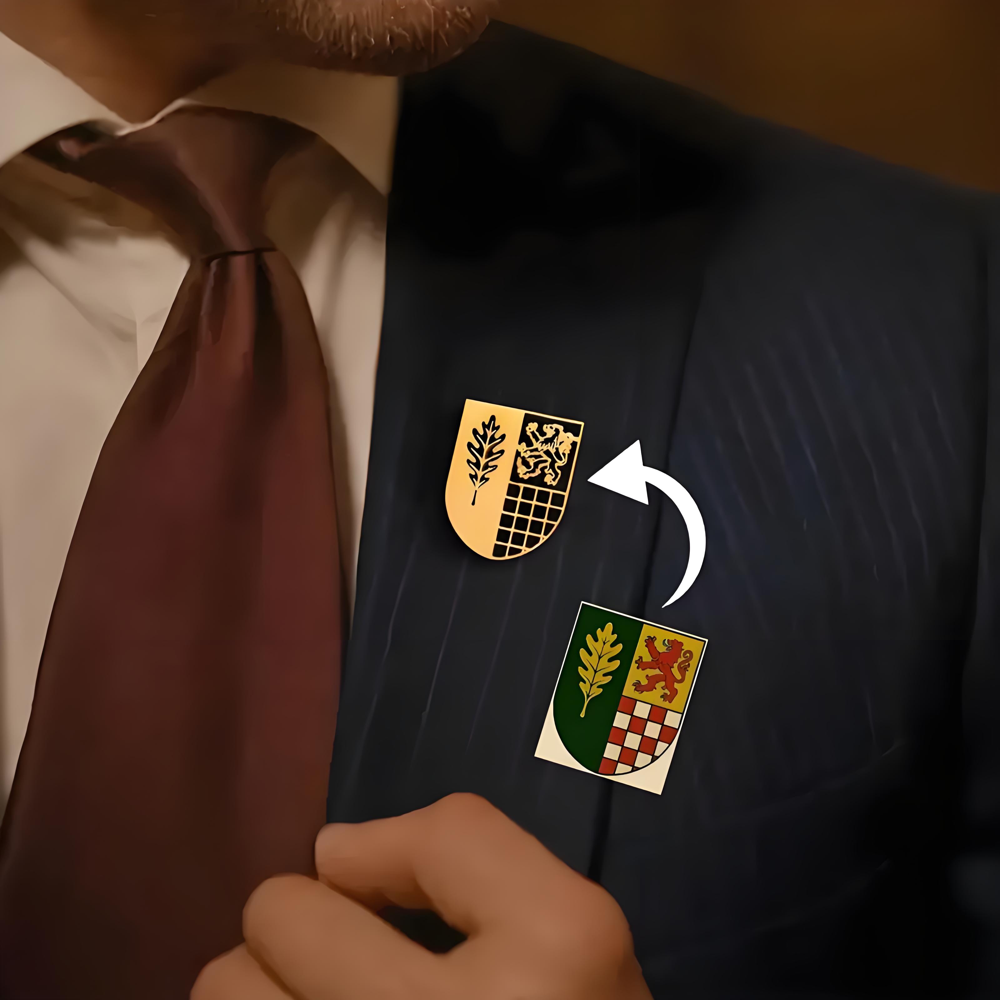 High - End Custom Logo Brooch  - Men'S Formal Wear Jewelry ulasan dan harga