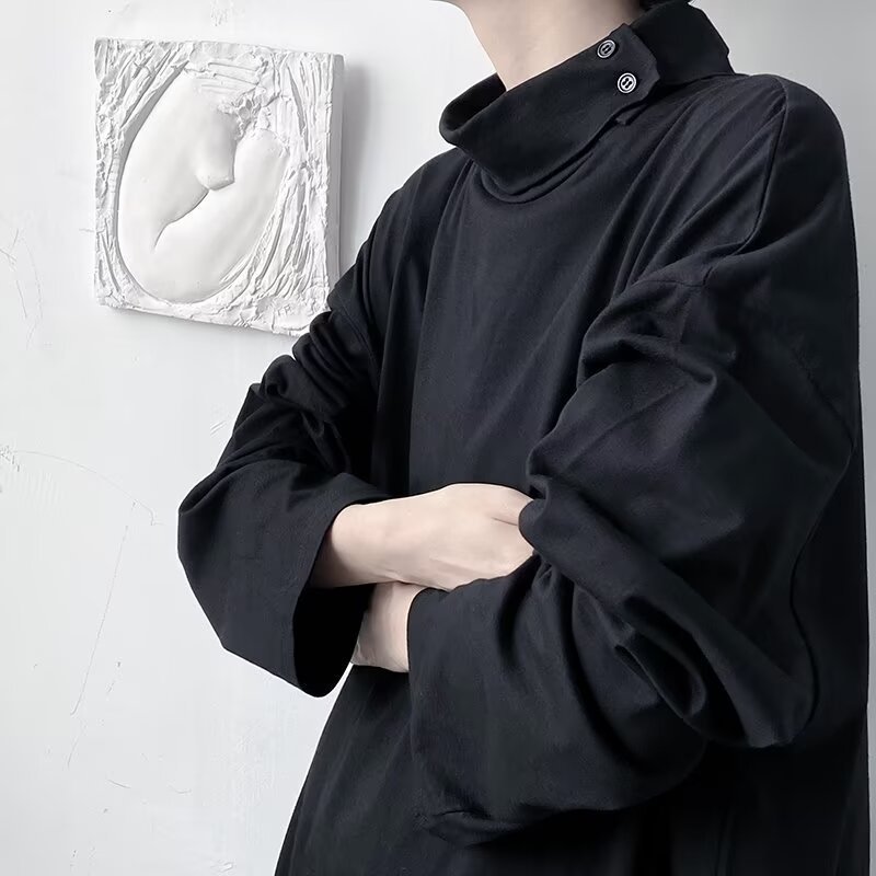UMI MAO Solid Color Autumn And - Men'S Formal Style ulasan dan harga