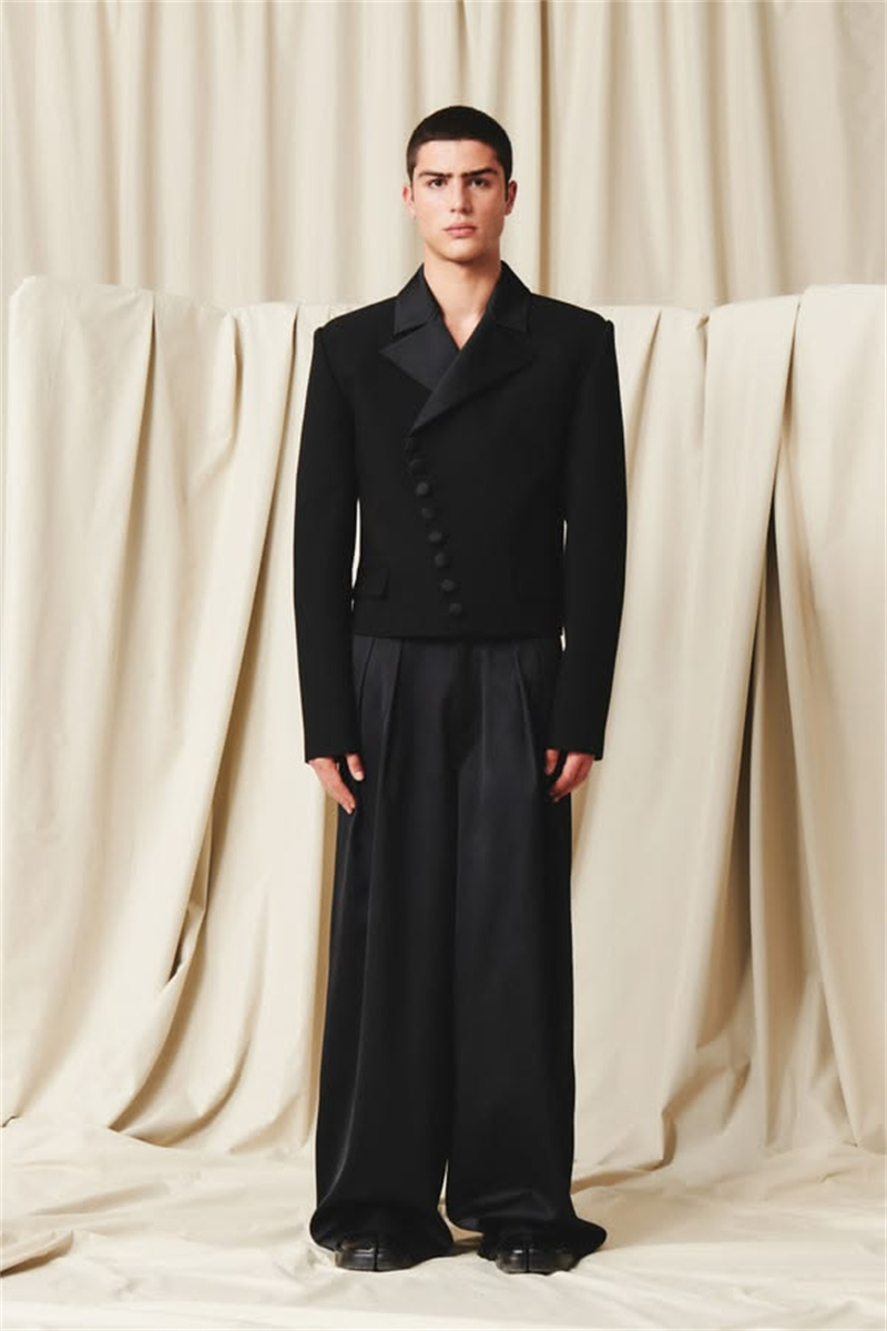 Loose Men Suits Pants Set 2 Pc - Men Formal Wear Office ulasan dan harga