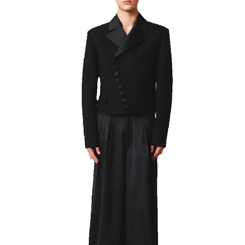 Loose Men Suits Pants Set 2 Pc - Men Formal Wear Office ulasan dan harga