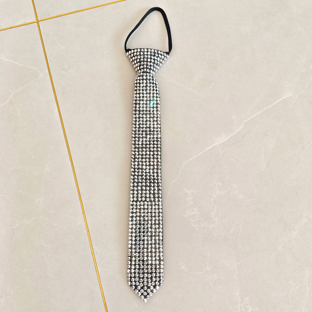 Retro Rhinestone Crystal Tie U - Men'S Formal Wear Jewelry ulasan dan harga