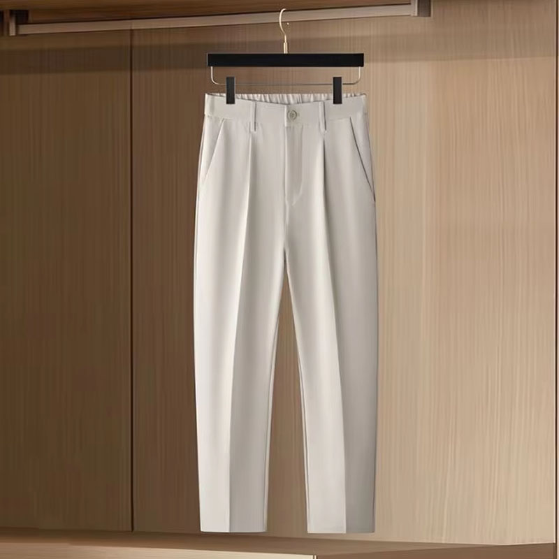 Men's Slim Fit Formal Suit Pan - Korean Men Formal Wear ulasan dan harga