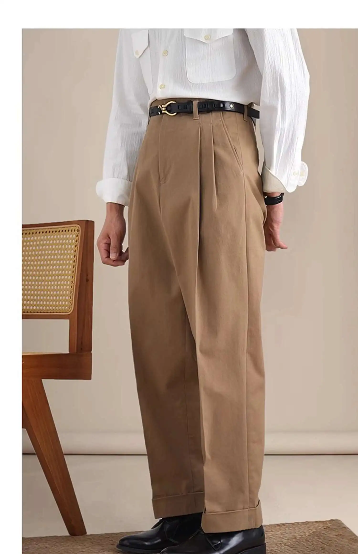 Men Dress Pants Men's Trendy C - Men'S Formal Style ulasan dan harga
