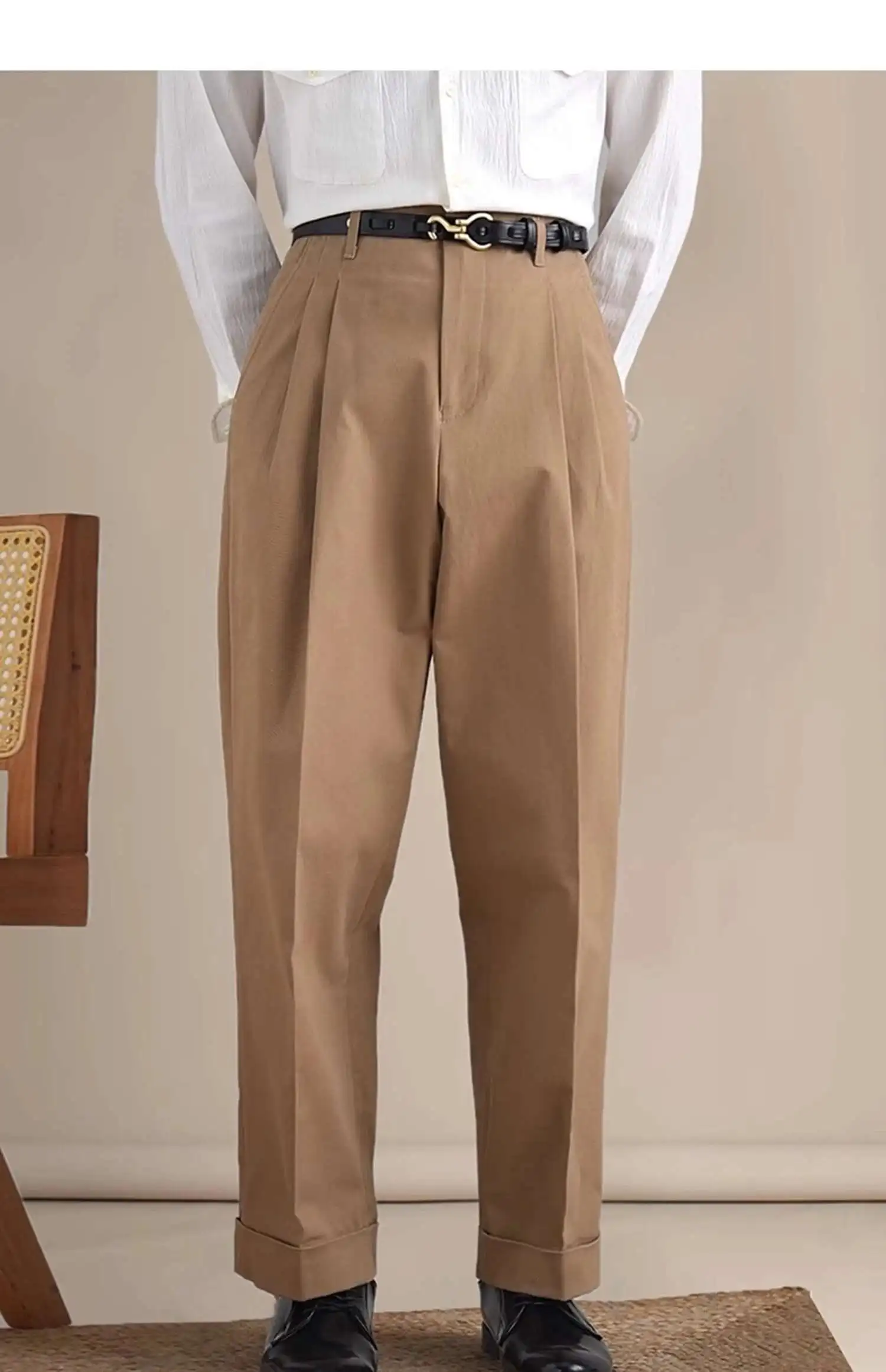 Men Dress Pants Men's Trendy C - Men'S Formal Style ulasan dan harga